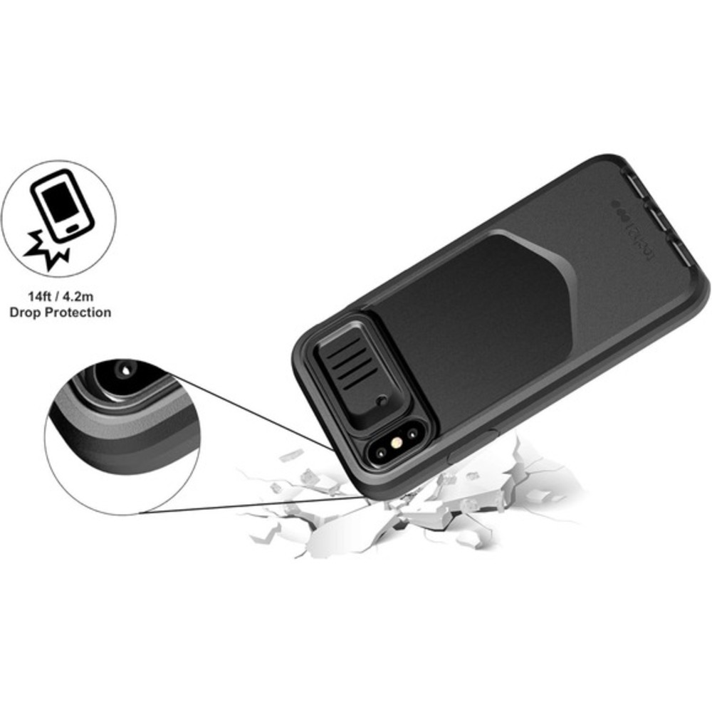 Tech21‎ Evo Max iPhone X/XS Case w Holster Lens Cover NEW Black